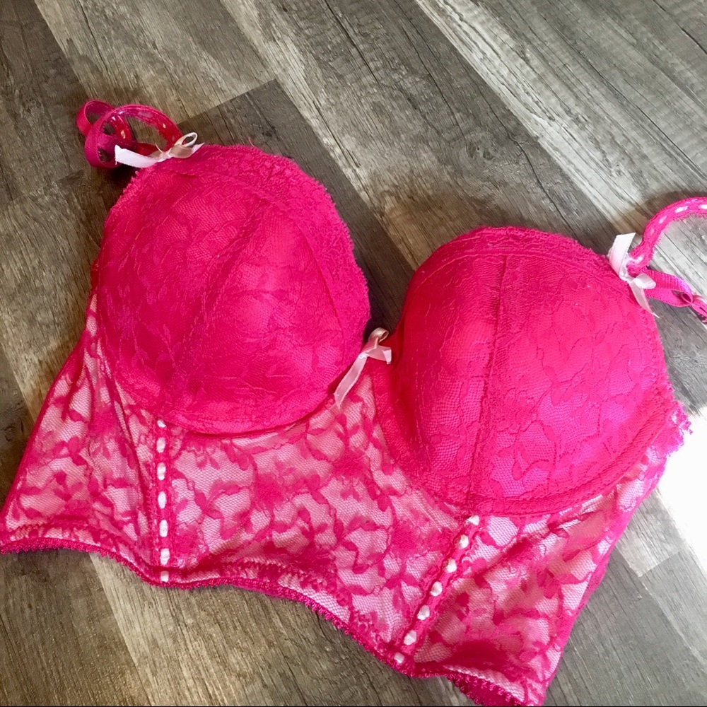 Pink Corset Bra Top